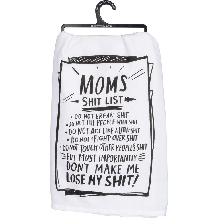 Mom’s list towel