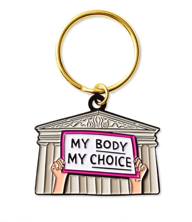 My Body My Choice Key Chain  