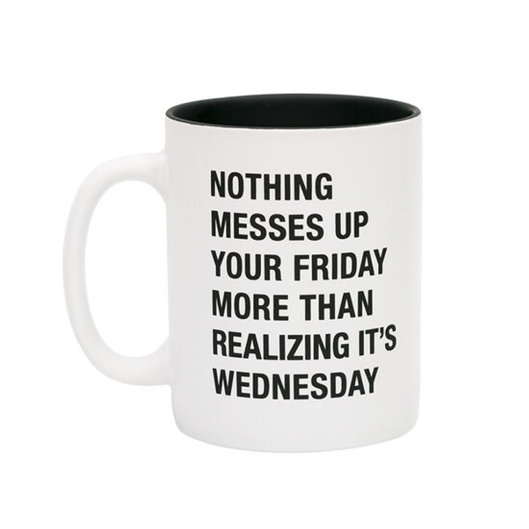 Realizing it’s Wednesday mug