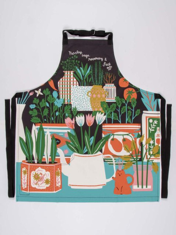 Parsley sage and fuck off apron