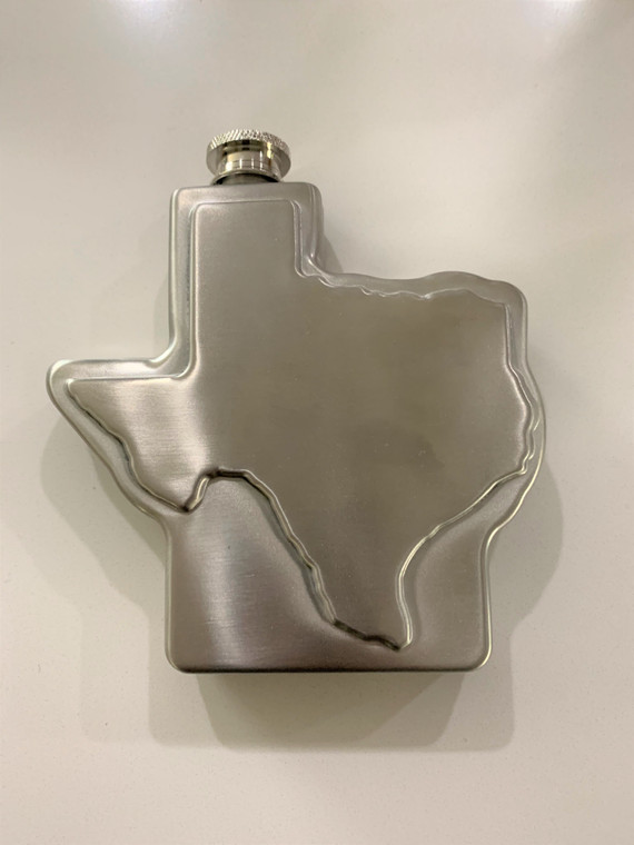 Texas shaped flask