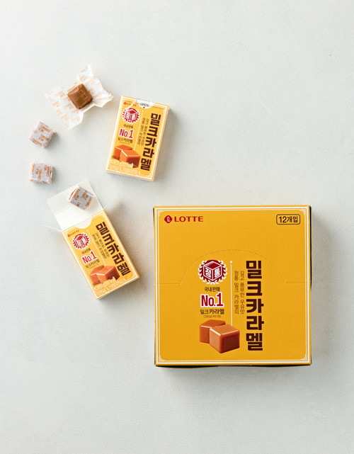 [롯데] 밀크카라멜 50g*12개입