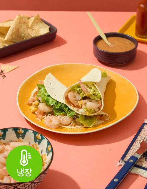 [스윗밸런스 간편랩] 쉬림프 타코 랩 105g (1개입)ㅣ화,목,일 재입고