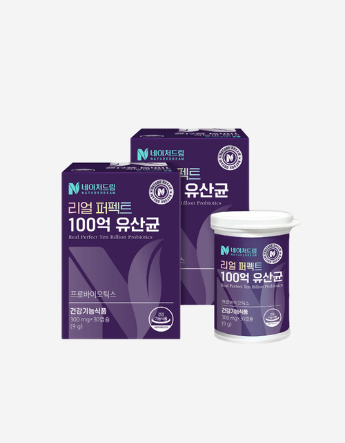 [한정수량] 네이처드림 리얼 퍼펙트 100억 유산균 300mg*30캡슐*2박스