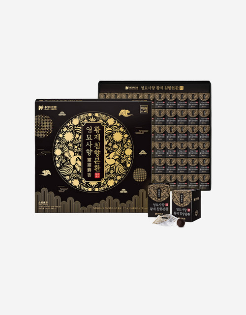 [한정수량] 네이처드림 영묘사향 황제 침향본환[쇼핑백동봉] 3.75g*60환*1박스