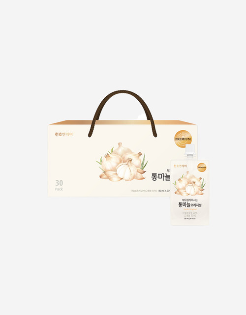 [한정수량] 천호엔케어 통마늘 오리지널 80ml*30팩*1상자