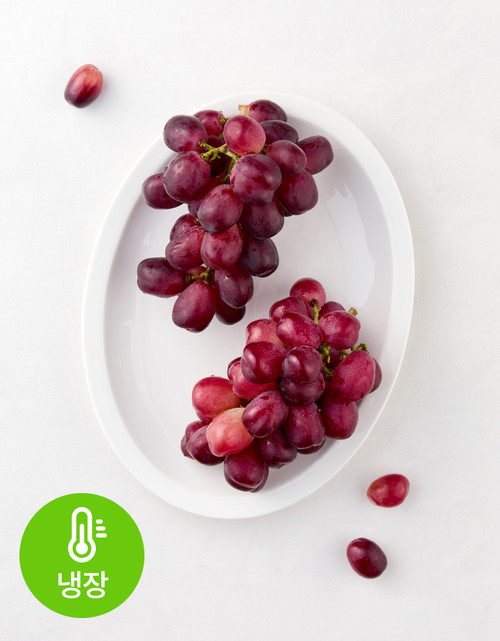 [18브릭스 이상] 루비 빛의 레드 샤인머스캣 800g (2수/ 미화희)