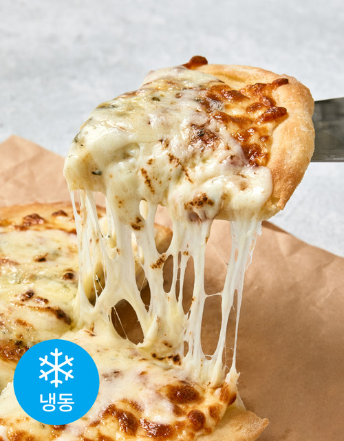 [리뉴얼]치즈가 쭉-늘어나는 모짜렐라 치즈 듬뿍 고르곤졸라 피자 380g (10인치/25cm, 1-2인분)