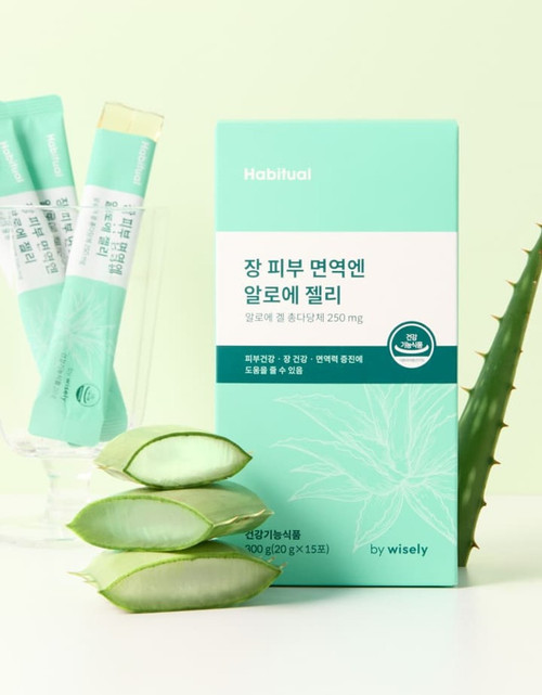 장 피부 면역엔 알로에 젤리 (15일분) 장 피부 면역엔 알로에 젤리 (15일분)