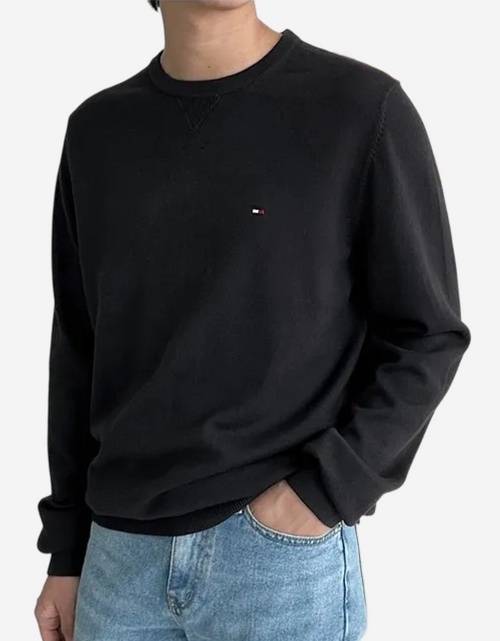 [한정수량] 타미힐피거 남성 시그니쳐 크루넥 니트