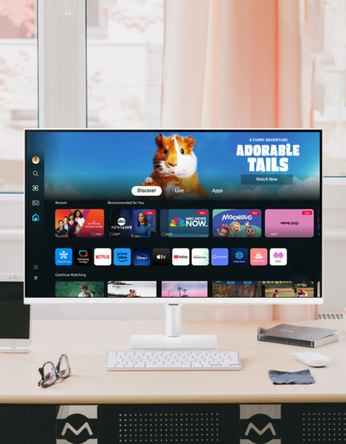 삼성전자 스마트 모니터 M5 화이트 68cm (27인치)