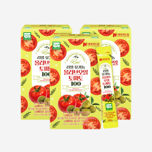 네이처드림 유기농 올리브오일 토마토 100 20g*14포*3박스