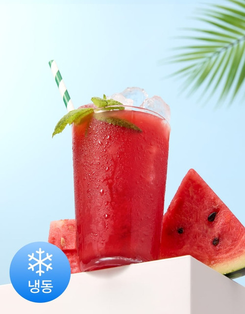 얼린 생 수박주스(수박 100%) 300ml*6개입