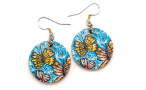 Minibeast Earrings - Butterflies Minibeast Earrings - Butterflies