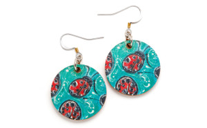 Minibeast Earrings - Ladybird beetles