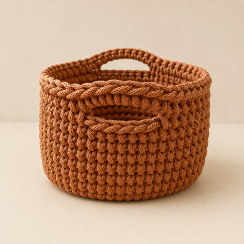 The Everyday Catch-All Basket- With Handles
