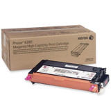 Original Xerox 106R01393 High-Yield Laser Toner Cartridge for Phaser 6280  Magenta