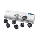 Original Xerox 108R00672 Solid Ink Sticks for Phaser 8500/8550 Printers  6 Sticks/Black