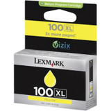 Original Lexmark #100XL 14N1071 Return Program High-Yield Inkjet Cartridge  Yellow