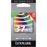 Original Lexmark #37XL 18C2180 Return Program High-Yield Inkjet Cartridge  Color
