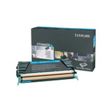 Original Lexmark Cyan Toner Cartridge  C734A2CG