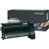 Original Lexmark C780H1KG Return Program High-Yield Laser Toner Cartridge  Black