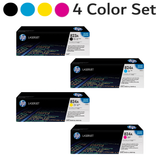 HP 823A 824A Original Toner Cartridge 4 Color Combo Pack Black Cyan Magenta Yellow CB380A CB381A CB382A CB383A LaserJet CP6015