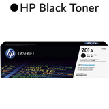 Original HP 201A CF400A Black LaserJet Toner Cartridge