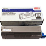 Original OKI 44318604 Laser Toner Cartridge  Black
