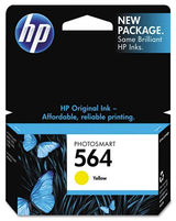 Original HP CB320WN#140 #564 D5460 Yellow Ink Cartridge