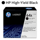 Original HP 64X Black High-Yield Laser Toner Cartridge
