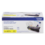 Brother Genuine OEM TN431Y Standard Yield Yellow Toner (1.8K YLD)