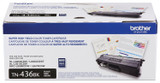 Brother Genuine OEM TN436BK Super High Yield Black Toner (6.5K YLD)