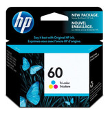 Original HP CD947FN #140 #60 D2530 2500 Black and Tri-color Ink Cartridge