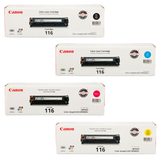 Canon 116 Set | Original Canon Laser Toner Cartridges – Black, Cyan, Magenta, Yellow