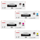 Canon 131 Set | Original Canon Laser Toner Cartridges – Black, Cyan, Magenta, Yellow
