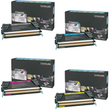 Lexmark C734A1 Set | C734A1CG C734A1KG C734A1MG C734A1YG | Original Lexmark Toner Cartridges – Black, Cyan, Magenta, Yellow
