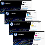 HP 212A SET | W2120A W2121A W2122A W2123A | Original HP Toner Cartridges - Black, Cyan, Magenta, Yellow