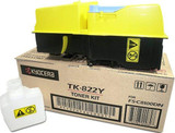 TK-822Y | 1T02HPAUS0 | Original Kyocera Toner Cartridge - Yellow