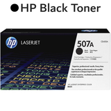 Original HP 507A CE400A Black LaserJet Toner Cartridge
