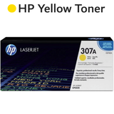 Original HP 307A CE742A Yellow LaserJet Toner Cartridge