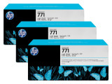 Original HP CR256A #771 Photo Black Ink 3PK