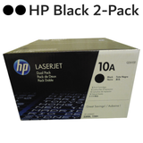 Original HP 10A Q2610D Black LaserJet Toner Cartridges Dual Pack 2-Pack