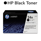 Original HP 24A Q2624A Black LaserJet Toner Cartridge