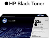 Original HP 53A Q7553A Black LaserJet Toner Cartridge