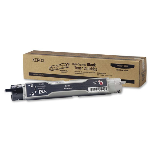 Original Xerox 106R01147 High-Capacity Laser Toner Cartridge for Phaser 6350  Black