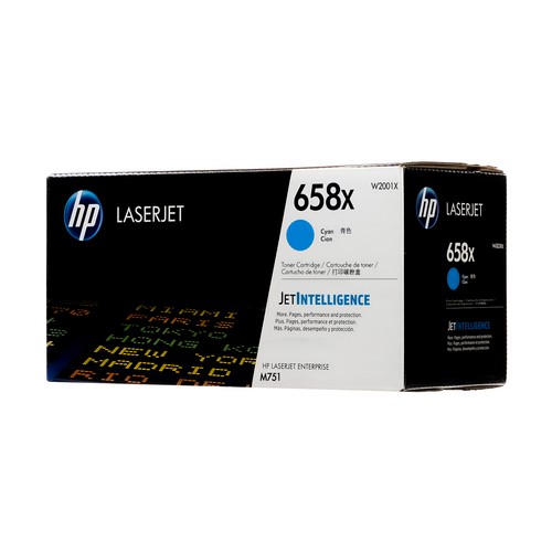 W2001X | HP 658X | Original HP LaserJet High-Yield Toner Cartridge - Cyan