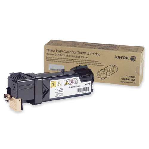 Original Xerox 106R01454 Laser Toner Cartridge for Phaser 6128MFP  Yellow