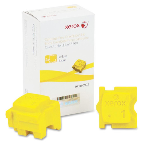 Original Xerox 108R00992  ColorQube 8700 Yellow2pk