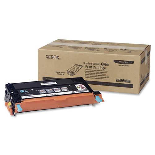 Original Xerox 113R00719 Standard-Yield Laser Toner Cartridge for Phaser 6180 Series  Cyan